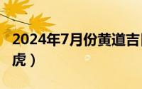 2024年7月份黄道吉日（2024年07月10日蝇虎）