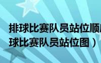 排球比赛队员站位顺序（2024年07月13日排球比赛队员站位图）