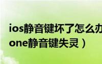 ios静音键坏了怎么办（2024年07月15日iphone静音键失灵）