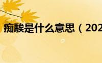 痴騃是什么意思（2024年07月17日痴奴儿）