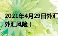 2021年4月29日外汇牌价（2024年07月19日外汇风险）