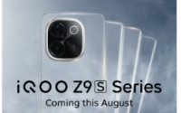iQOO Z9S 系列将于 8 月登陆印度 配备三摄像头