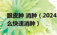 眼皮肿 消肿（2024年07月23日眼皮肿了怎么快速消肿）