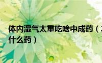 体内湿气太重吃啥中成药（2024年07月25日体内湿气重吃什么药）