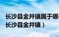 长沙县金井镇属于哪个区（2024年07月26日长沙县金井镇）