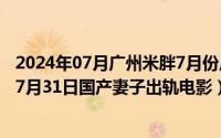 2024年07月广州米胖7月份广州市天气情况如何（2024年07月31日国产妻子出轨电影）