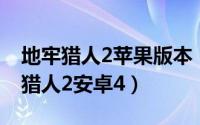 地牢猎人2苹果版本（2024年08月02日地牢猎人2安卓4）