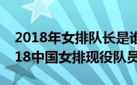 2018年女排队长是谁（2024年08月05日2018中国女排现役队员）