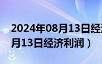 2024年08月13日经济利润分析（2024年08月13日经济利润）