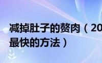 减掉肚子的赘肉（2024年08月18日减肚子肉最快的方法）