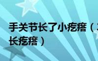 手关节长了小疙瘩（2024年08月19日手关节长疙瘩）