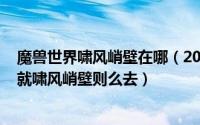 魔兽世界啸风峭壁在哪（2024年08月21日魔兽世界探索成就啸风峭壁则么去）