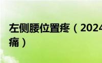 左侧腰位置疼（2024年08月25日左侧腰部隐痛）