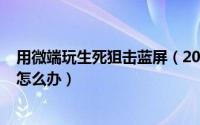 用微端玩生死狙击蓝屏（2024年08月29日玩生死狙击蓝屏怎么办）