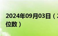 2024年09月03日（2024年09月05日字节和位数）