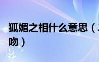 狐媚之相什么意思（2024年09月07日媚狐之吻）