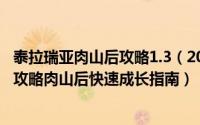 泰拉瑞亚肉山后攻略1.3（2024年09月07日泰拉瑞亚肉山后攻略肉山后快速成长指南）