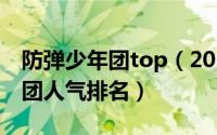 防弹少年团top（2024年09月19日防弹少年团人气排名）