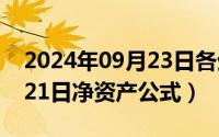 2024年09月23日各生肖运势（2024年09月21日净资产公式）