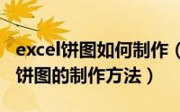 excel饼图如何制作（2024年10月03日excel饼图的制作方法）