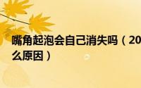 嘴角起泡会自己消失吗（2024年10月05日嘴角起水泡是什么原因）