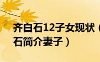 齐白石12子女现状（2024年10月05日齐白石简介妻子）