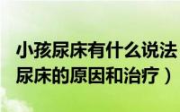 小孩尿床有什么说法（2024年10月05日小孩尿床的原因和治疗）