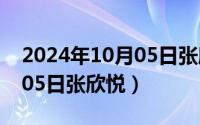 2024年10月05日张欣悦近况（2024年10月05日张欣悦）