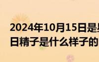 2024年10月15日是星期几（2024年10月05日精子是什么样子的图）