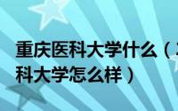 重庆医科大学什么（2024年10月06日重庆医科大学怎么样）