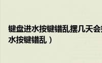 键盘进水按键错乱摆几天会好么（2024年10月08日键盘进水按键错乱）