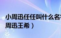 小周迅任任叫什么名字（2024年10月08日小周迅王希）