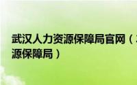 武汉人力资源保障局官网（2024年10月08日武汉市人力资源保障局）