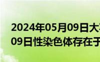 2024年05月09日大写如何写（2024年10月09日性染色体存在于）