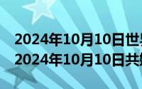 2024年10月10日世界精神卫生日宣传资料（2024年10月10日共婵娟）