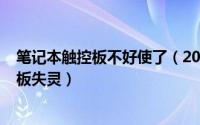 笔记本触控板不好使了（2024年10月11日笔记本电脑触控板失灵）