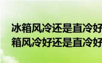 冰箱风冷还是直冷好?（2024年10月11日冰箱风冷好还是直冷好）