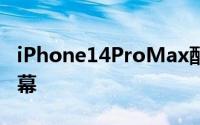 iPhone14ProMax配备6.7英寸宽大OLED屏幕