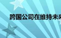 跨国公司在维持未来增长方面至关重要