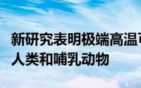 新研究表明极端高温可能会在遥远的未来消灭人类和哺乳动物