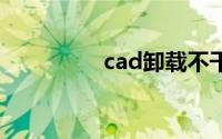 cad卸载不干净无法重装