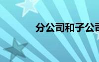 分公司和子公司的区别是什么