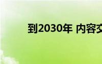 到2030年 内容交付网络市场规模