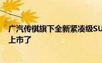 广汽传祺旗下全新紧凑级SUV 影系家族的第二款车型-影酷上市了