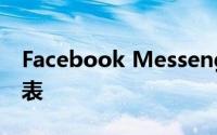 Facebook Messenger将于本月离开苹果手表