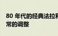 80 年代的经典法拉利跑车进行了大胆而不寻常的调整