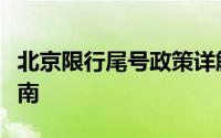 北京限行尾号政策详解：规定、影响及应对指南