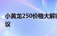 小黄龙250价格大解密：全方位解析与购买建议